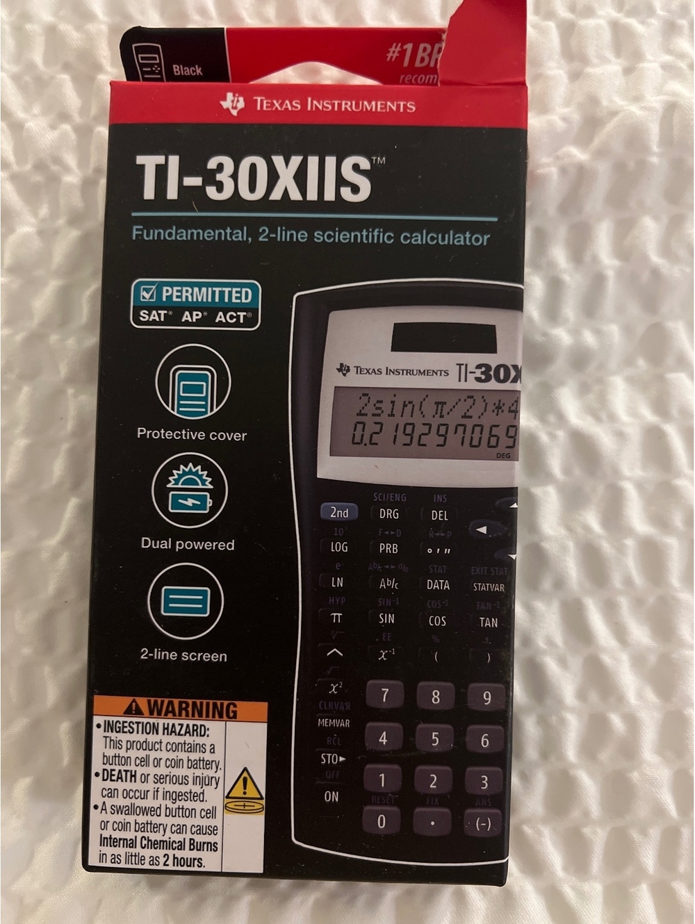 Texas Instruments TI-30XIIS Fundamental 2-Line Scientific Calculator
